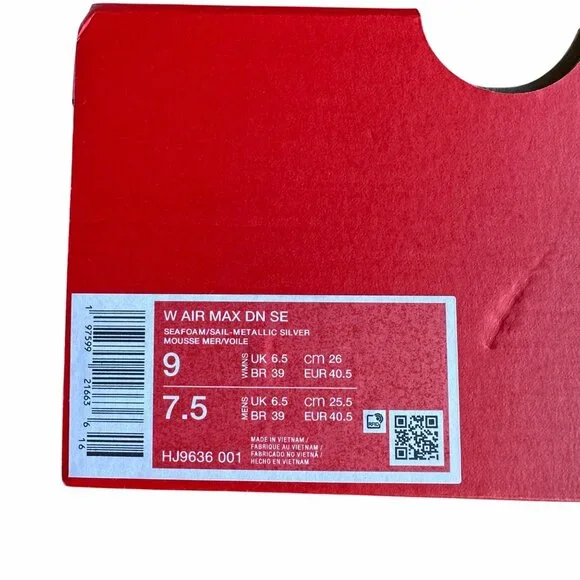 ✨Nike Air Max DN SE Seafoam Size 9 Women's Shoes Sneakers Mint Green HJ9636-001✨ - Picture 8 of 11